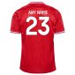 Denmark 2024 Home Kit back 1 nameset