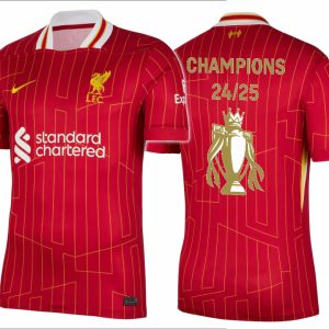 Liverpool Home Football Jersey 2024/25 (Premier League Champions)
