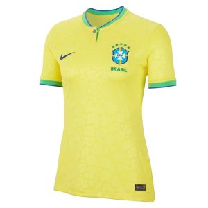 Brazil Home Football Jersey (World Cup 2022) - Women/Ladies