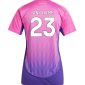 Germany Euro 2024 Away Kit lady back nameset