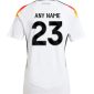 Germany Euro 2024 Home Kit lady back nameset