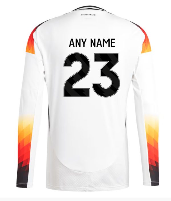 Germany Euro 2024 Home Kit long sleeve back 1 nameset Germany Euro 2024 Home Kit long sleeve back 1 nameset