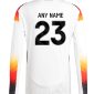 Germany Euro 2024 Home Kit long sleeve back 1 nameset