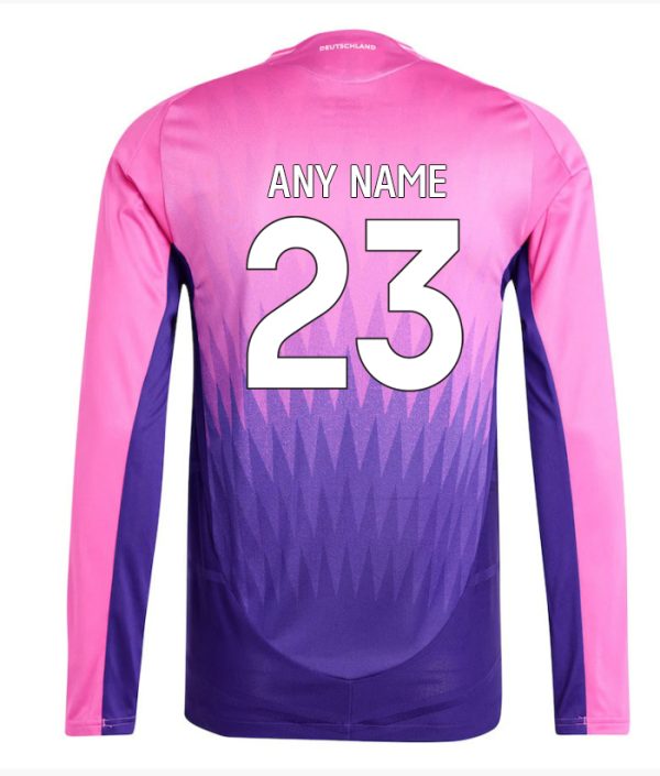 Germany Euro 2024 away Kit long sleeve back 1 nameset Germany Euro 2024 away Kit long sleeve back 1 nameset