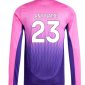 Germany Euro 2024 away Kit long sleeve back 1 nameset