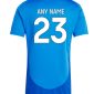 Italy Euro 2024 Home Kit back 1 nameset