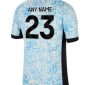 Portugal Euro 2024 Away Kit back 1 nameset
