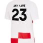 Croatia Euro 2024 Home Kit back 1 nameset