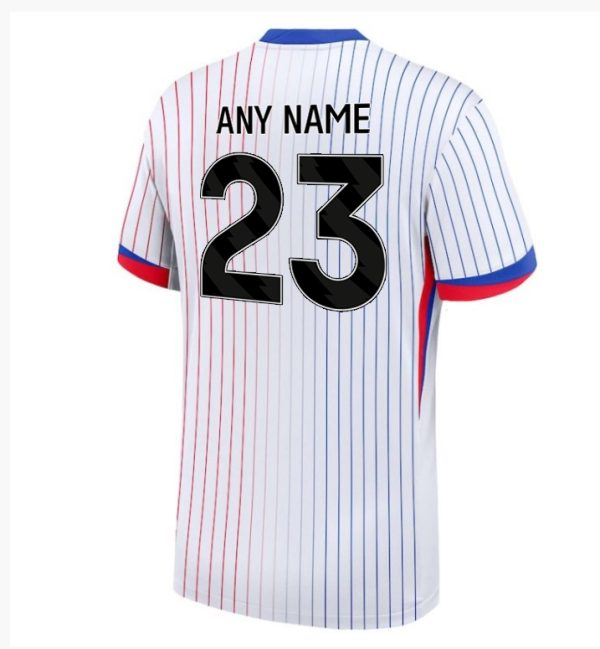 France Euro 2024 Away Kit 1 back nameset France Euro 2024 Away Kit 1 back nameset