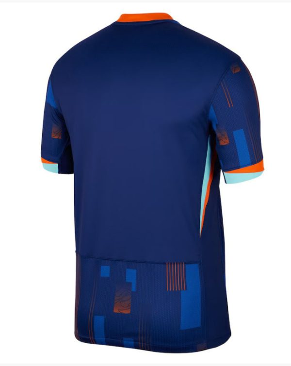 Holland Euro 2024 Away Kit back 1 Holland Euro 2024 Away Kit back 1