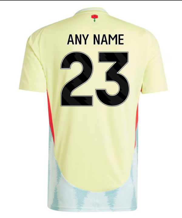 Spain 2024 Away Kit back 1 nameset Spain 2024 Away Kit back 1 nameset