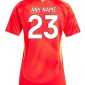 Spain 2024 Home Kit lady back 1 nameset