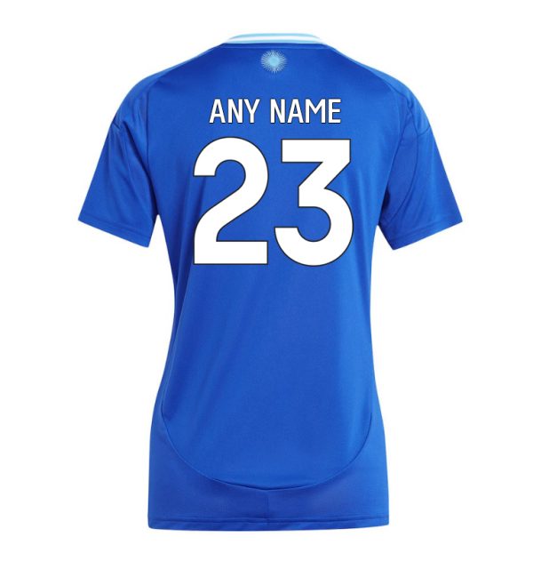 Argentina 2024 Away Kit lady 1 back nameset Argentina 2024 Away Kit lady 1 back nameset