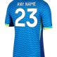 Brazil 2024 Away Kit 1 back nameset