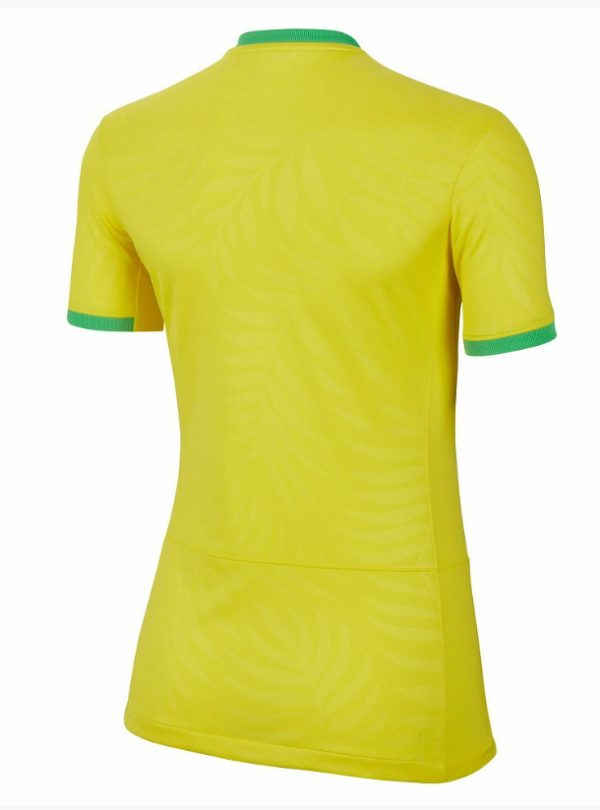 Brazil 2024 Home Kit lady 1 back Brazil 2024 Home Kit lady 1 back