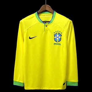 Brazil Home Football Jersey (Copa America 2024) - Long Sleeve