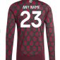Mexico 2024 Home Kit long sleeve 1 back nameset