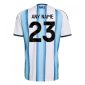 Argentina Home 2026 back nameset