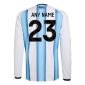 Argentina Home 2026 long sleeve back nameset