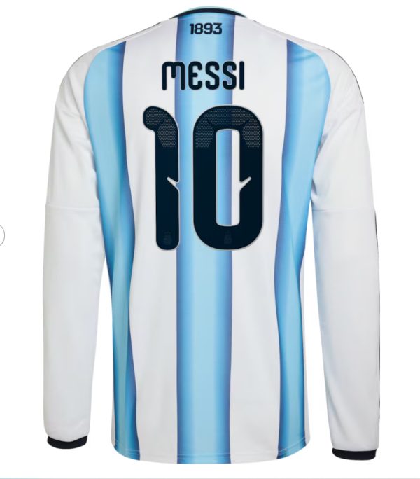 Argentina Home 2026 long sleeve messi nameset Argentina Home 2026 long sleeve messi nameset