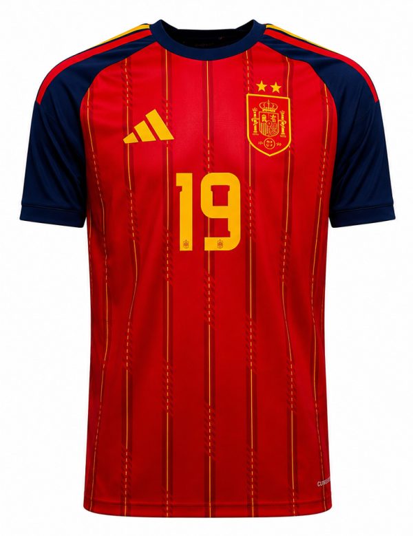 spain home 2026 (2 stars) lamine yamal front spain home 2026 (2 stars) lamine yamal front